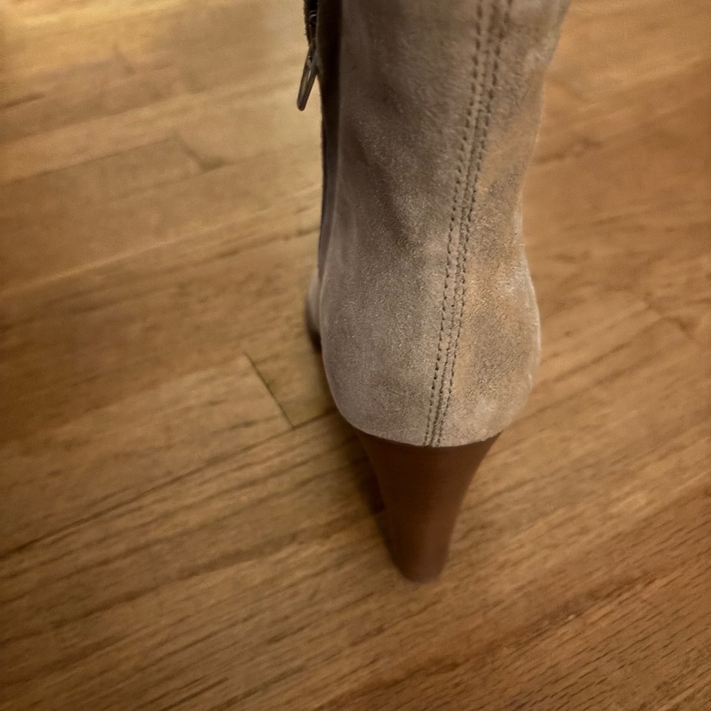 Dolce Vita Tan Suede Heeled Boots